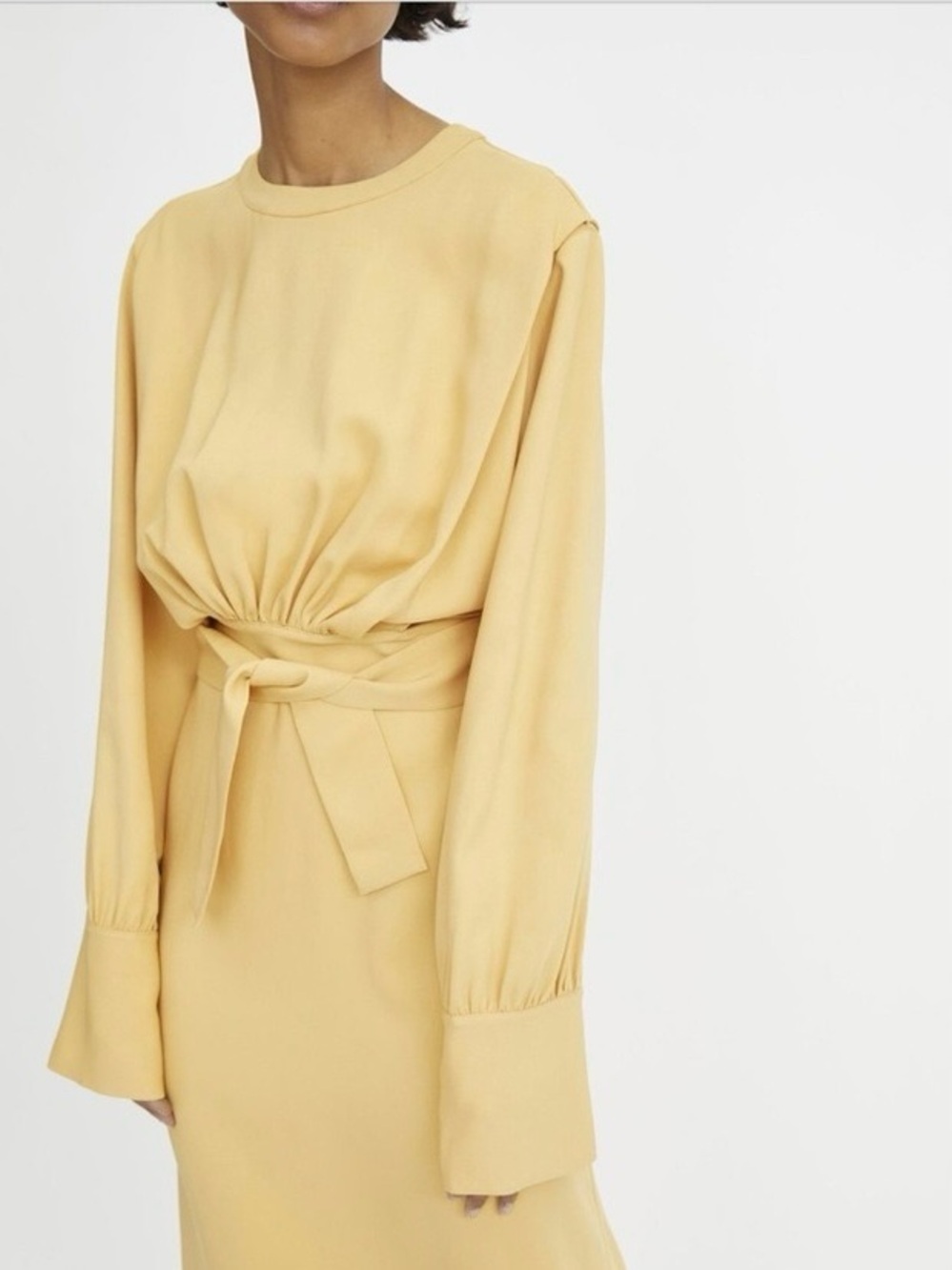 Rodebjer Tolalos Dress - Yellow Chalk